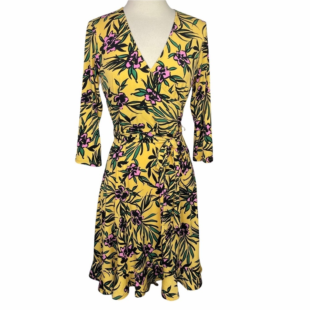 Stitch Fix l Leota Libby Faux Wrap Knit Dress, Petite Small